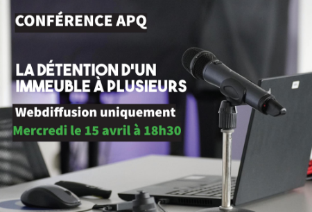 Image de Conférence en ligne- 15 avril 2026 - La détention d’un immeuble à plusieurs