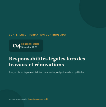 Picture of Conférence en ligne- 4 Novembre 2026 : Responsabilités légales lors des travaux et rénovations